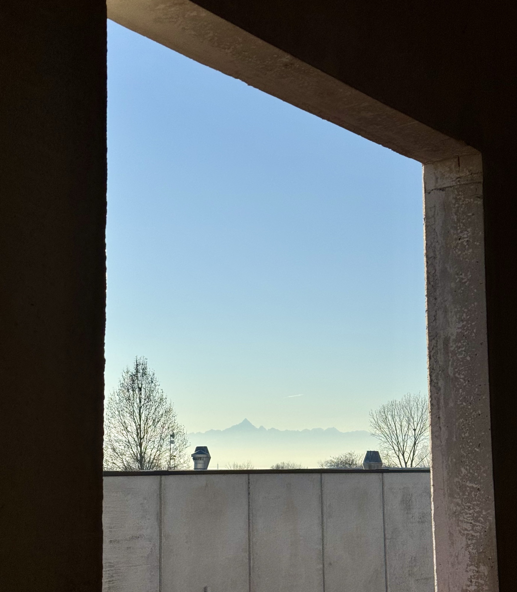 Vista Monviso dal secondo piano